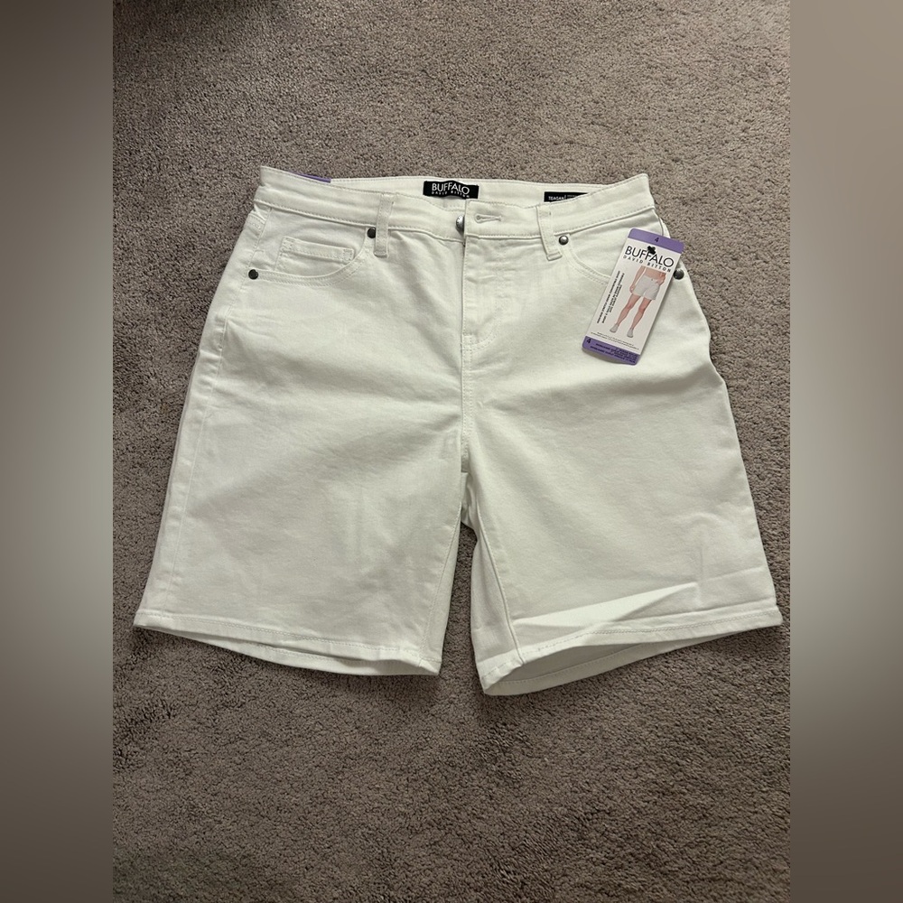 Women’s Buffalo David Bitton Brand White Denim Shorts-Brand New with Tags